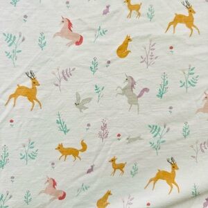 100% cotton Whimsical Animal Print Bedding Fitted Sheet